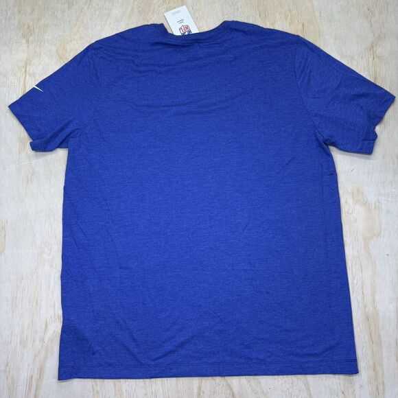 NEW Buffalo Bills Nike Overlap Lockup Mens Short Sleeve Shirt Blue sx XL - Picture 9 of 11